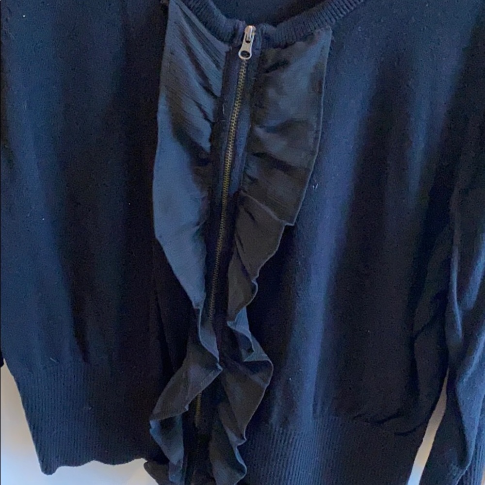 Elle Ruffle Front Cardigan - Picture 2 of 5